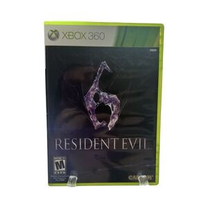 Resident Evil 6 Xbox 360 Capcom Survival Horror Action Video Game‎ NTSC 2012 CIB